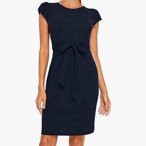 NWOT Cap Sleeve Tie Waist Dress